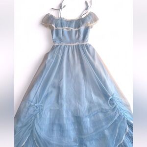 Vintage Baby Blue Fairy Gown